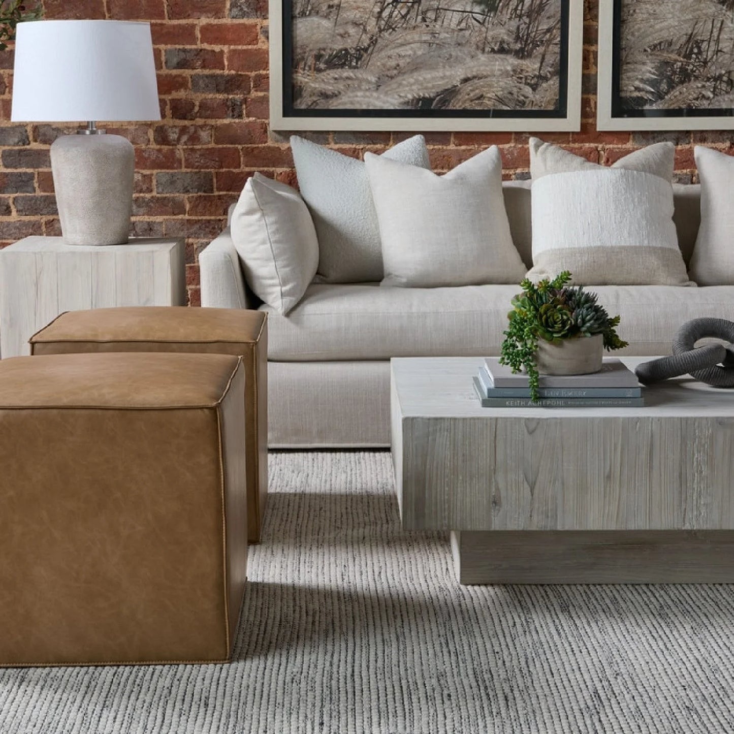 Luxury Cream Slipcover Sofa Modern Italian Style for Villa