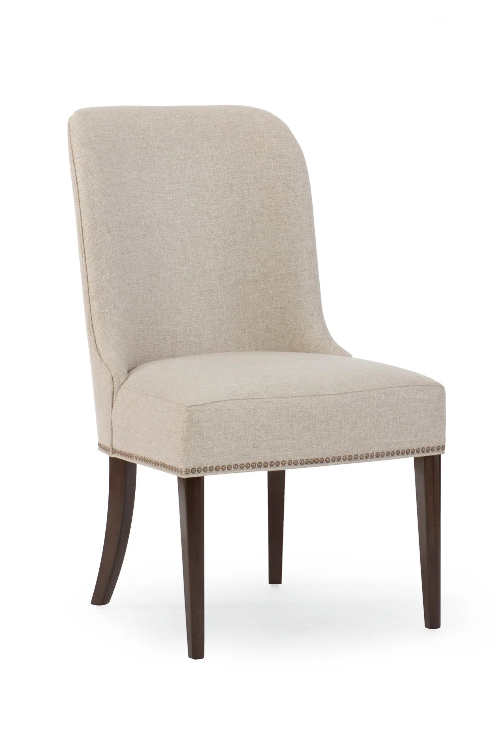 Luxury Cream Upholstered Modern Dining Chair European Style for Villa