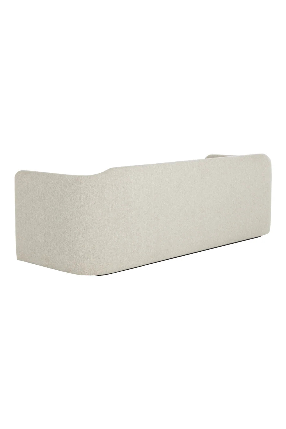 Luxury Cream Vertical Tufted Sofa Modern Italian Style for Villa