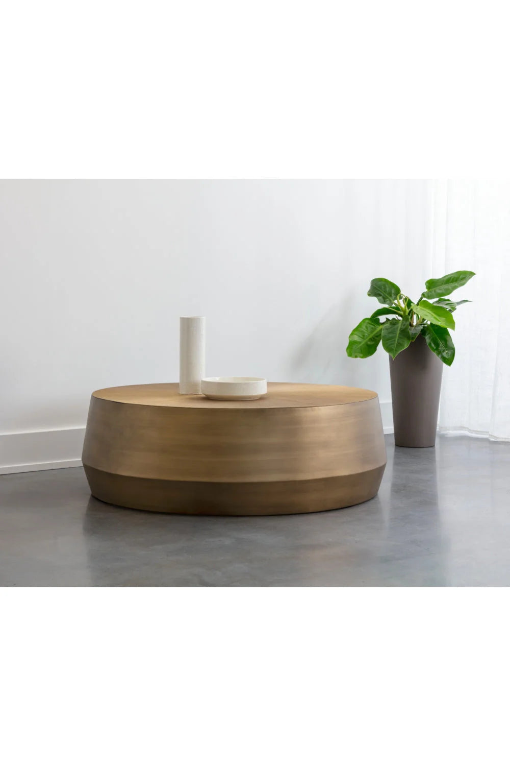 Luxury Creed Etched Aluminium Coffee Table Modern Italian Style for Villa