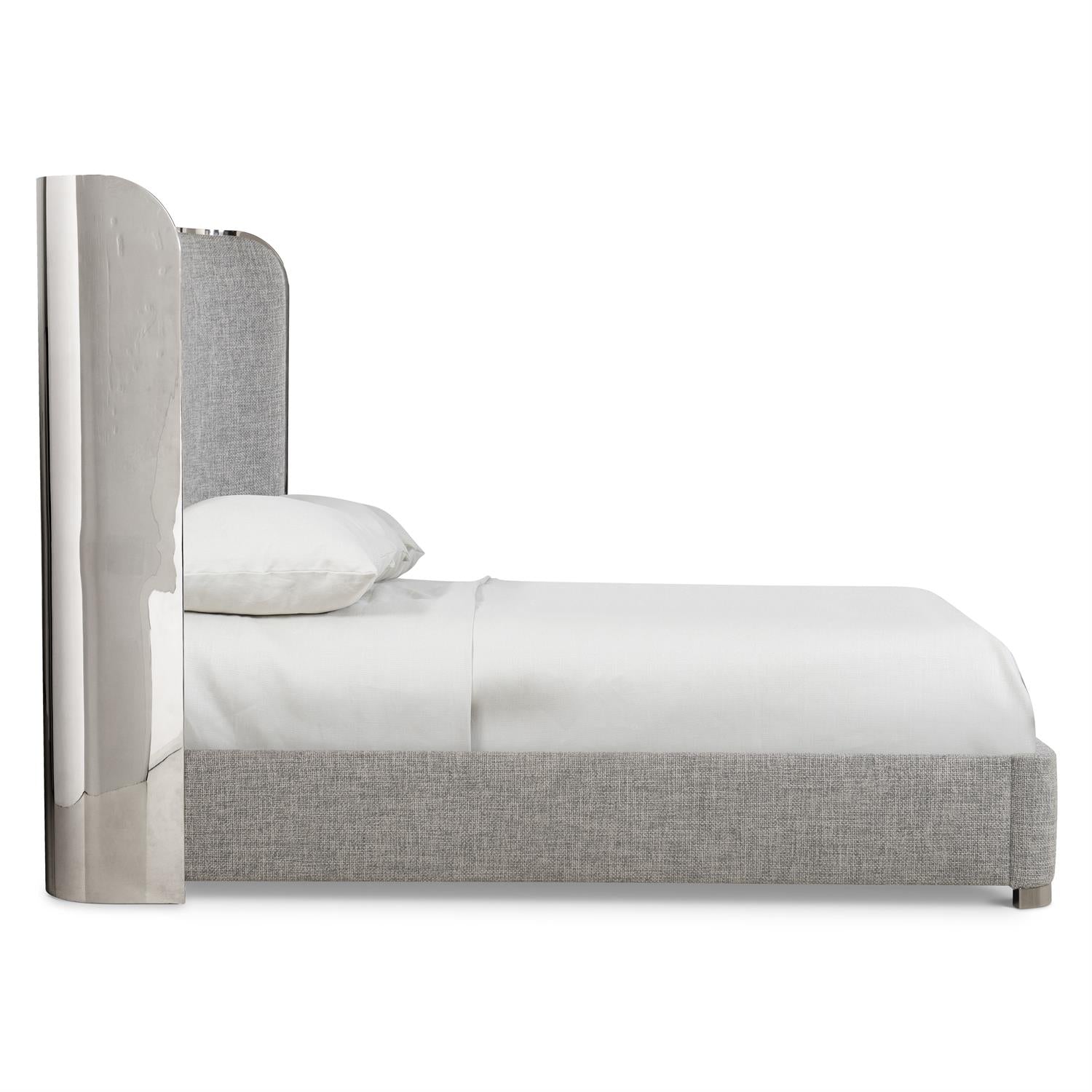 Luxury Croix Fabric Shelter Bed Modern Italian Style for Villa