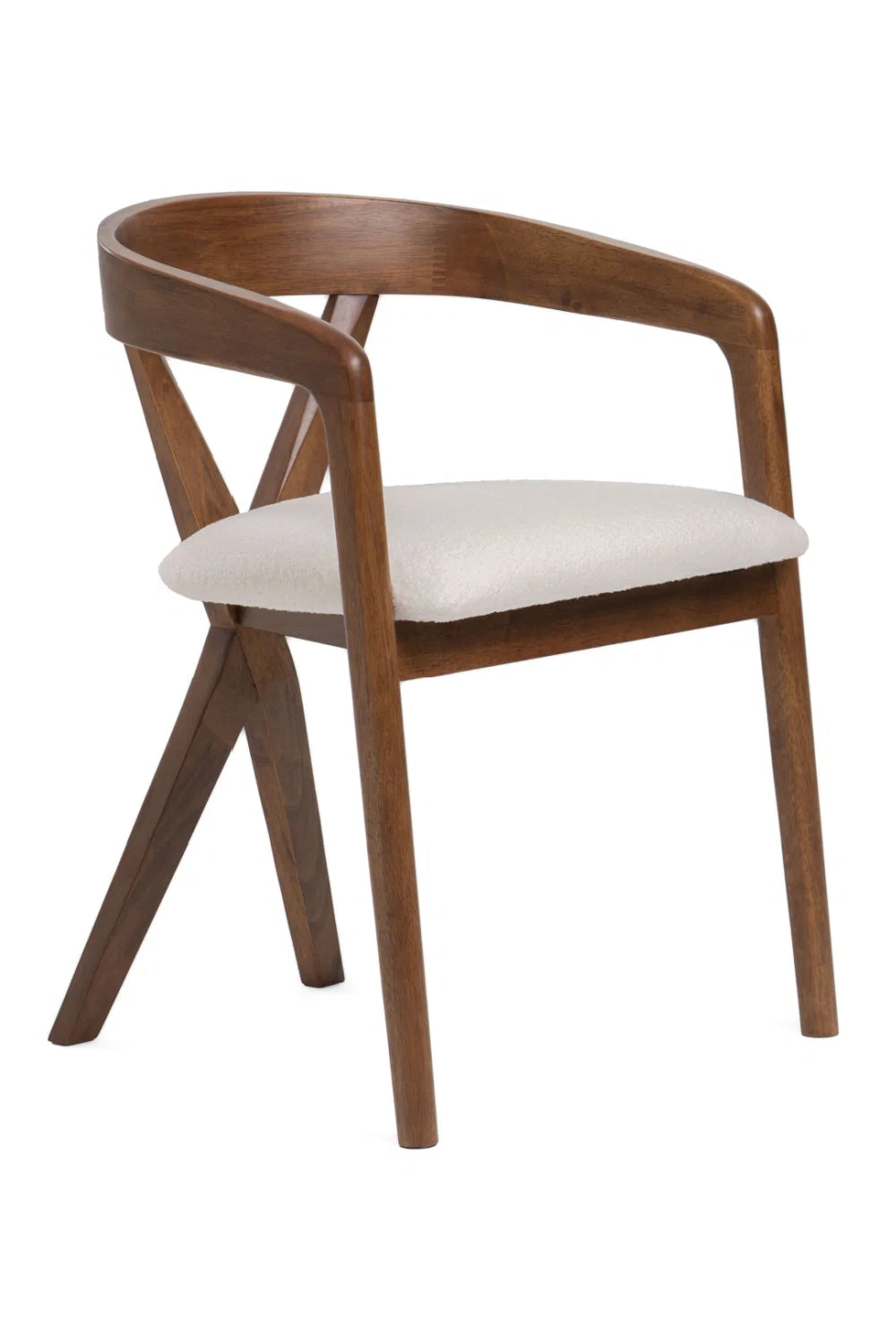 Luxury Cross-Back Modern Dining Chair European Style for Villa