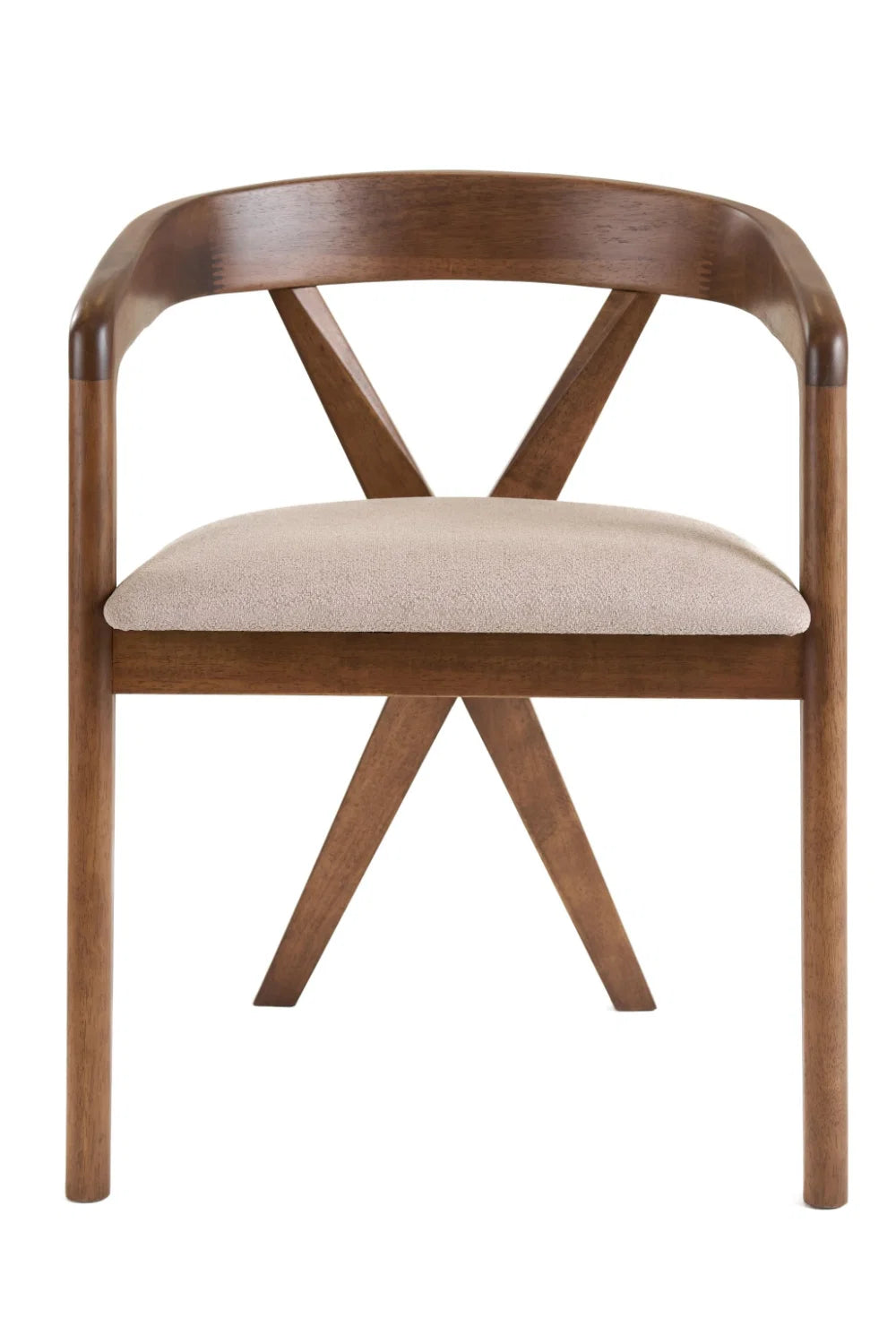 Luxury Cross-Back Modern Dining Chair European Style for Villa