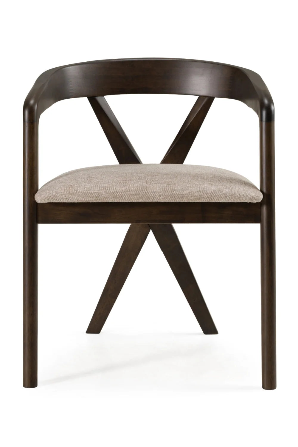 Luxury Cross-Back Modern Dining Chair European Style for Villa