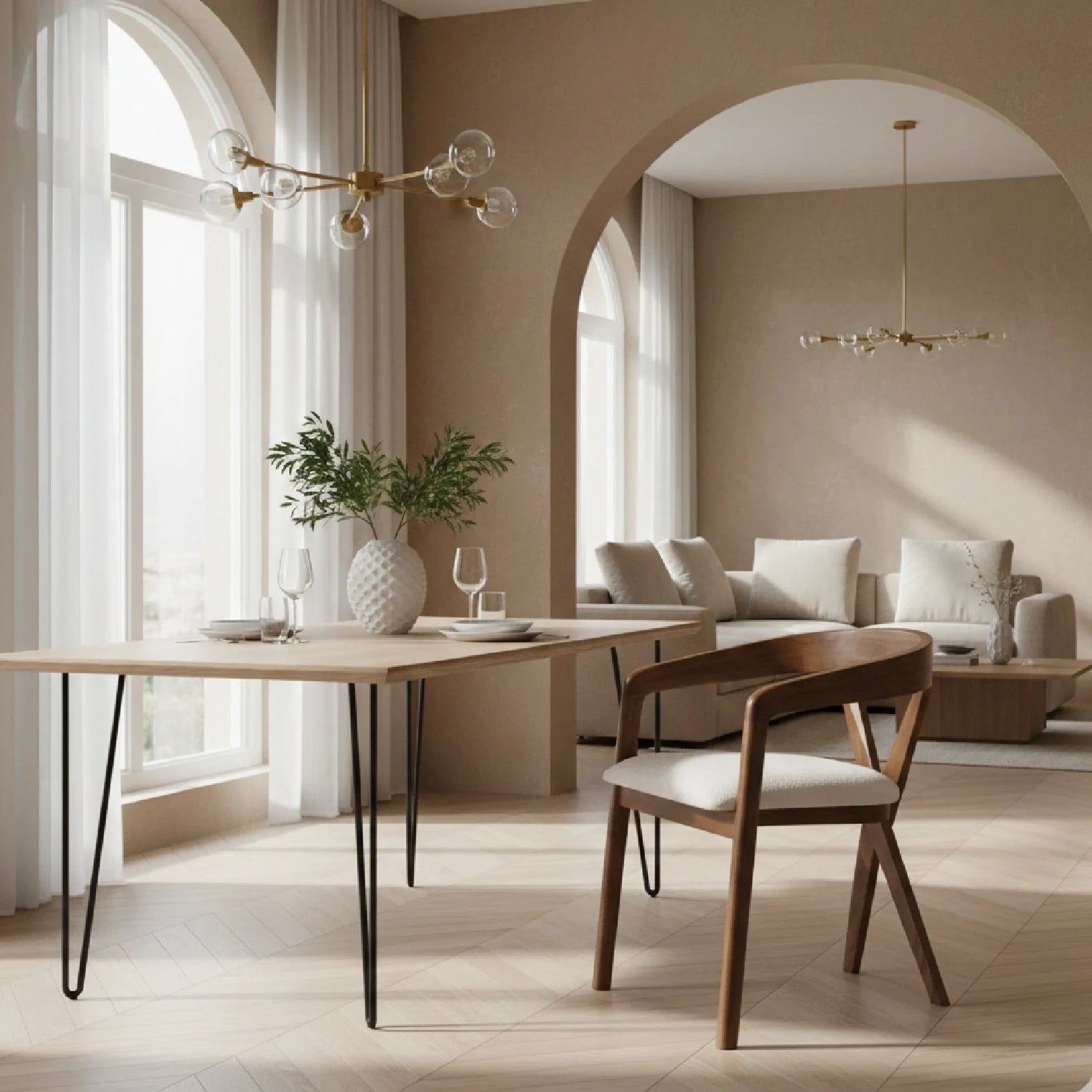 Luxury Cross-Back Modern Dining Chair European Style for Villa