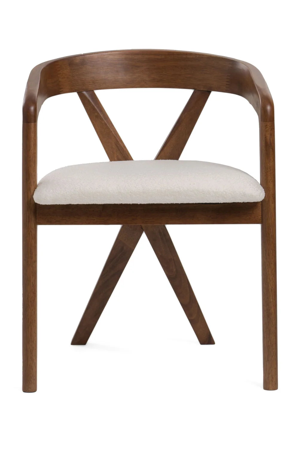 Luxury Cross-Back Modern Dining Chair European Style for Villa