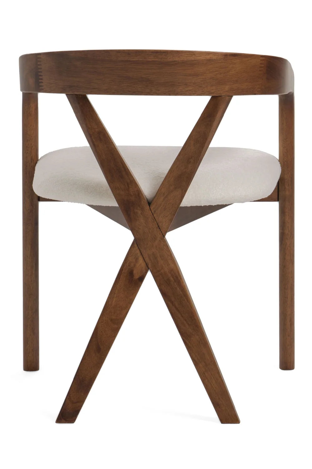 Luxury Cross-Back Modern Dining Chair European Style for Villa
