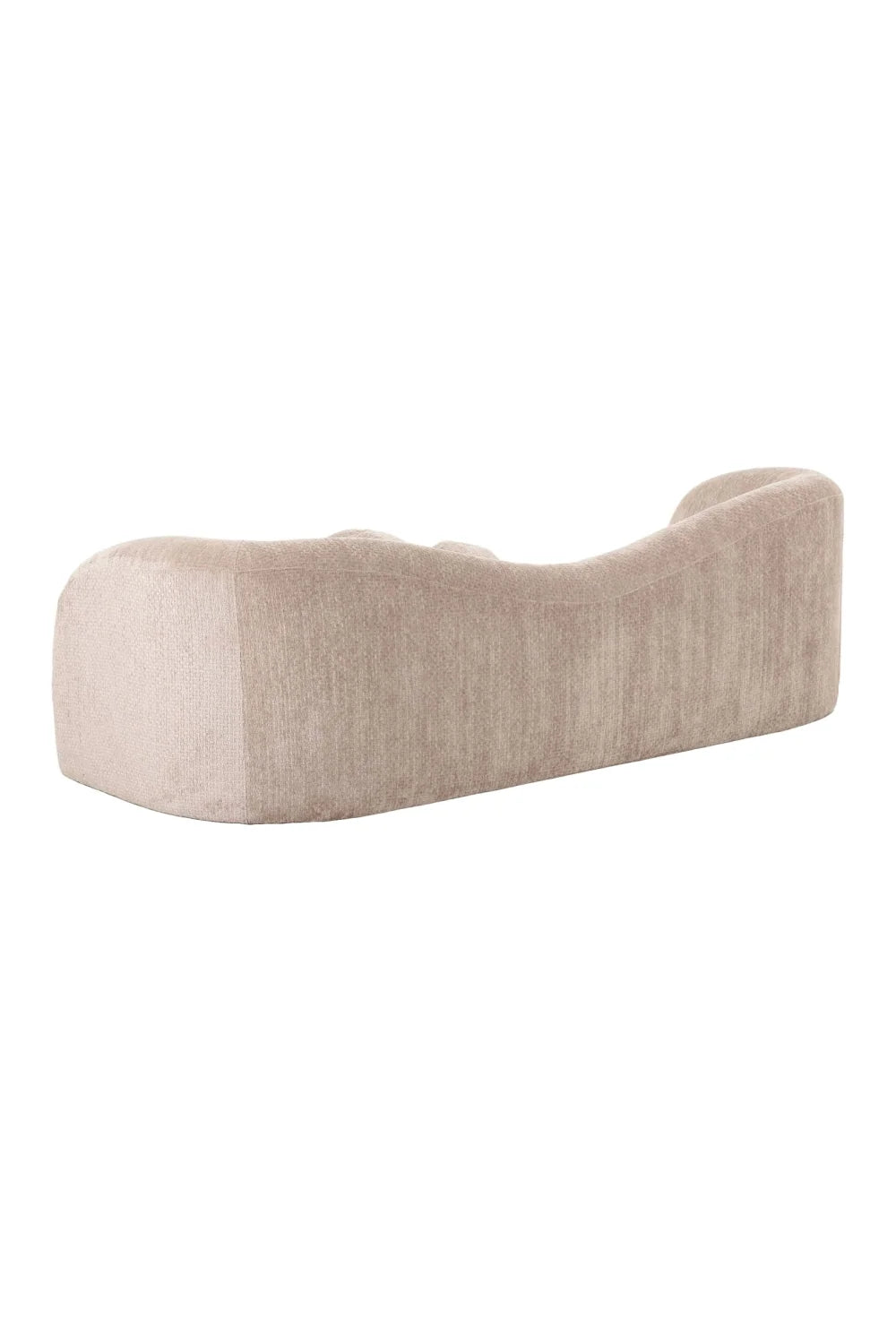 Luxury Curved 3-Seater Sofa Modern Italian Style for Villa