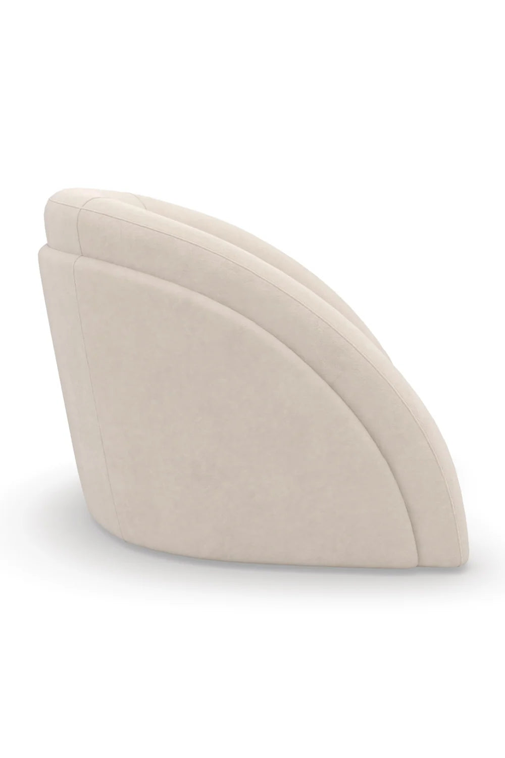 Luxury Curved Alabaster Accent Chair Modern Italian Style for Villa
