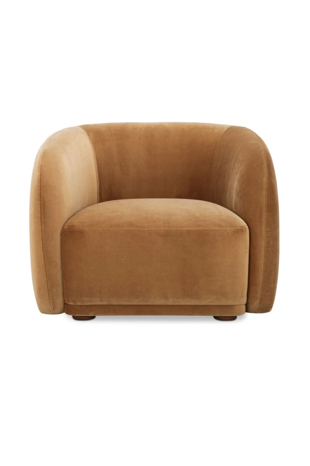 Luxury Curved Back Accent Chair European Style for Villa