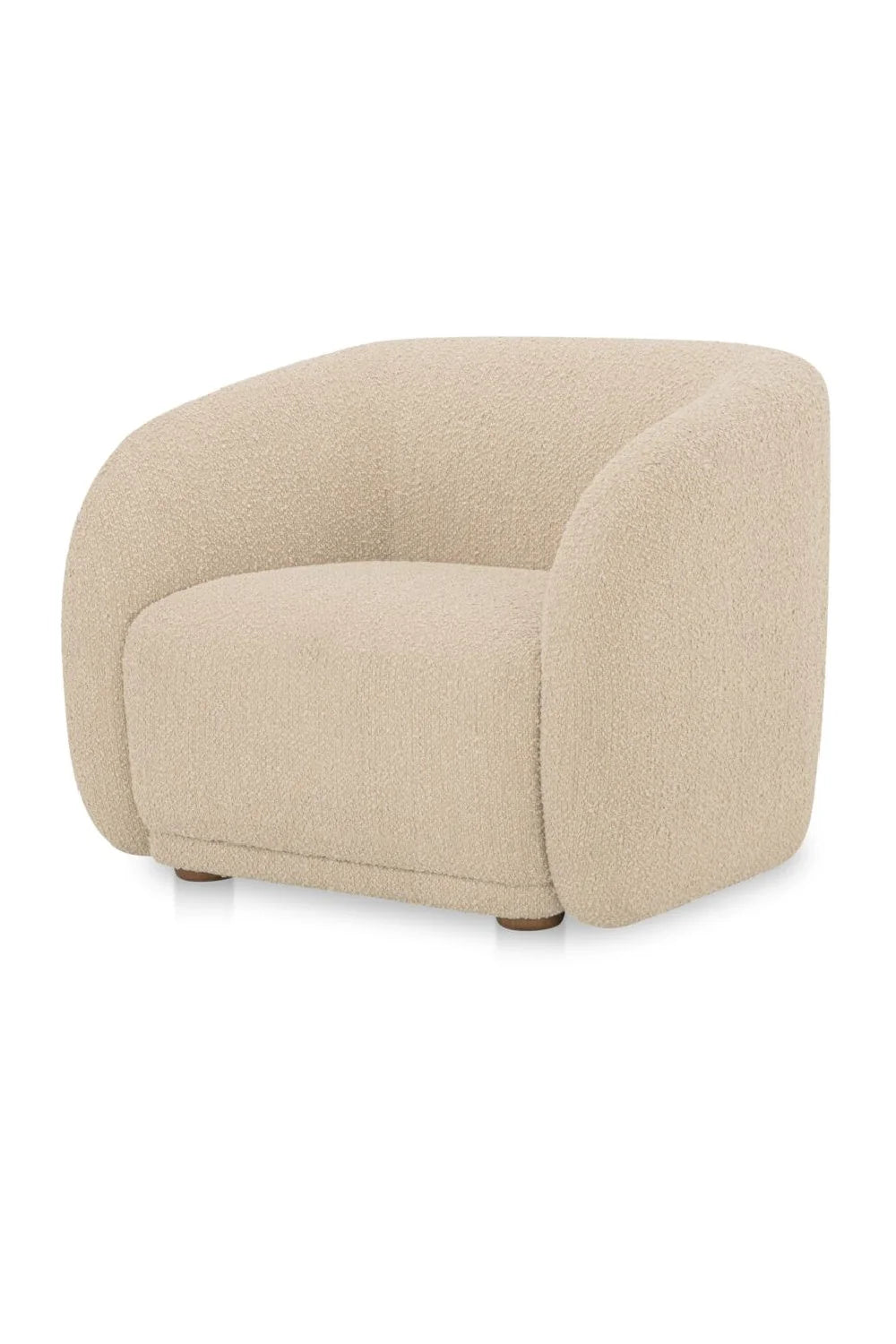 Luxury Curved Back Accent Chair European Style for Villa