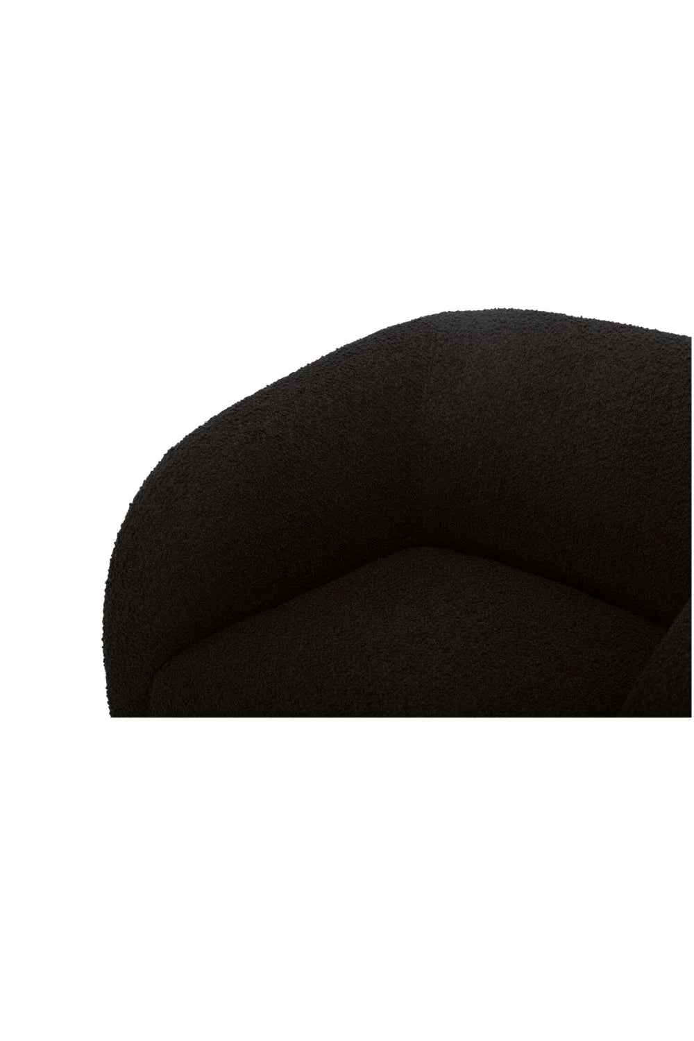 Luxury Curved Back Accent Chair European Style for Villa