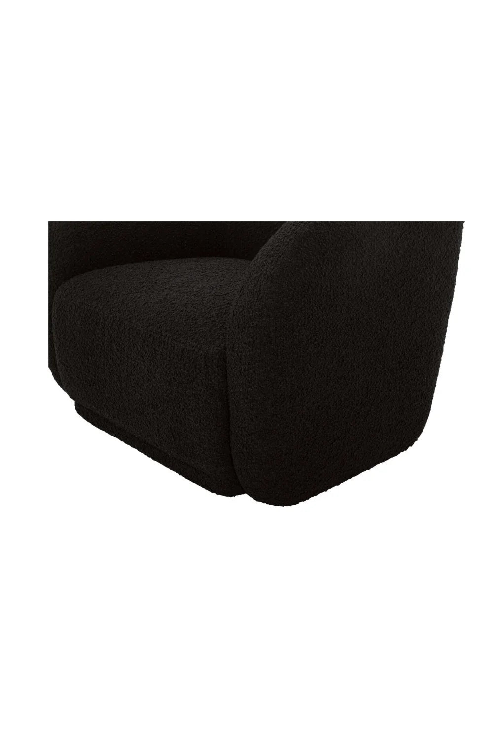 Luxury Curved Back Accent Chair European Style for Villa
