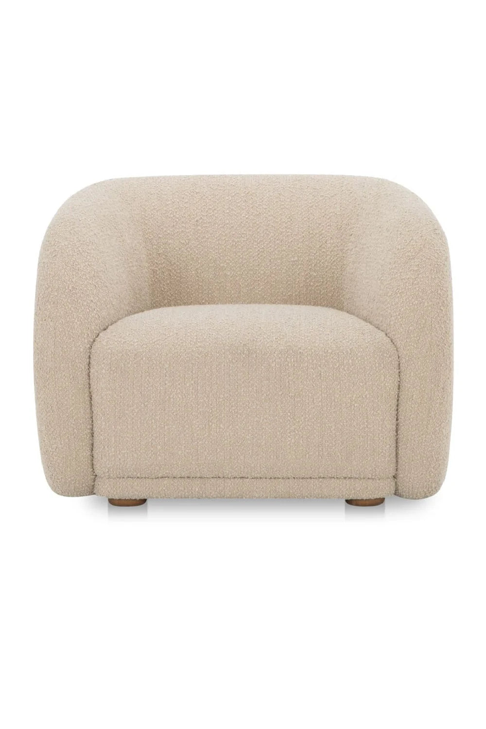 Luxury Curved Back Accent Chair European Style for Villa