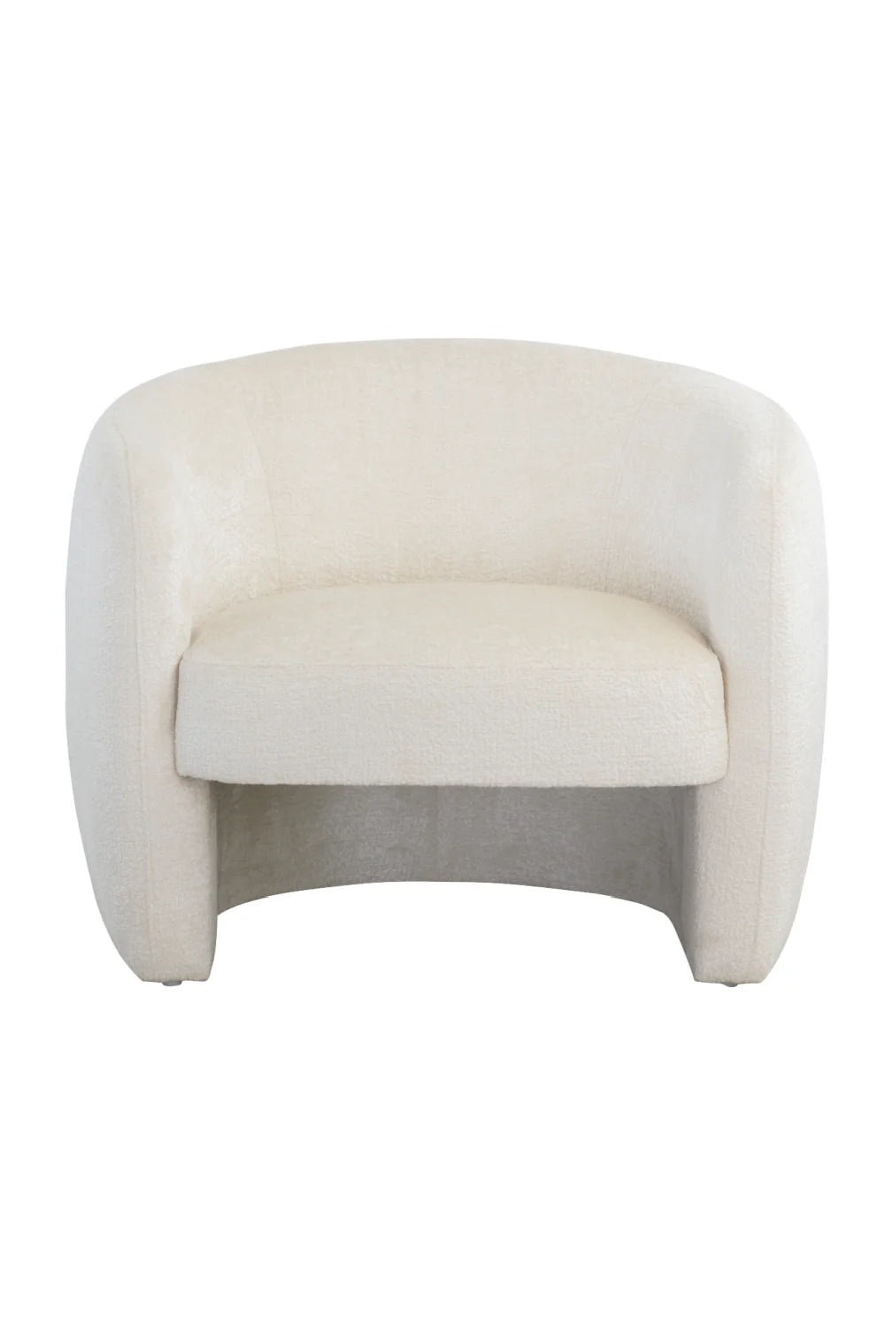 Luxury Curved Back Accent Chair European Style for Villa