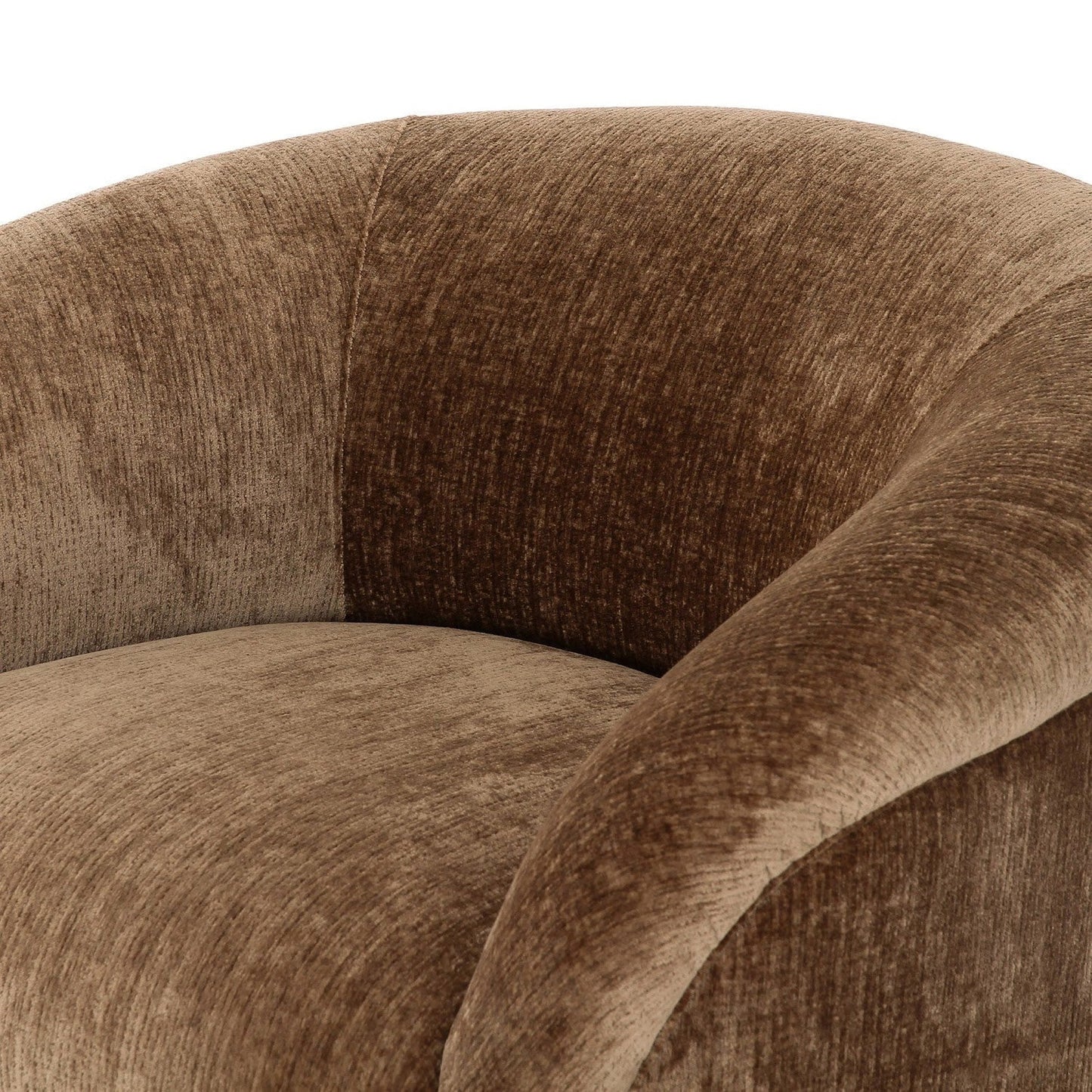 Luxury Curved Back Accent Chair European Style for Villa