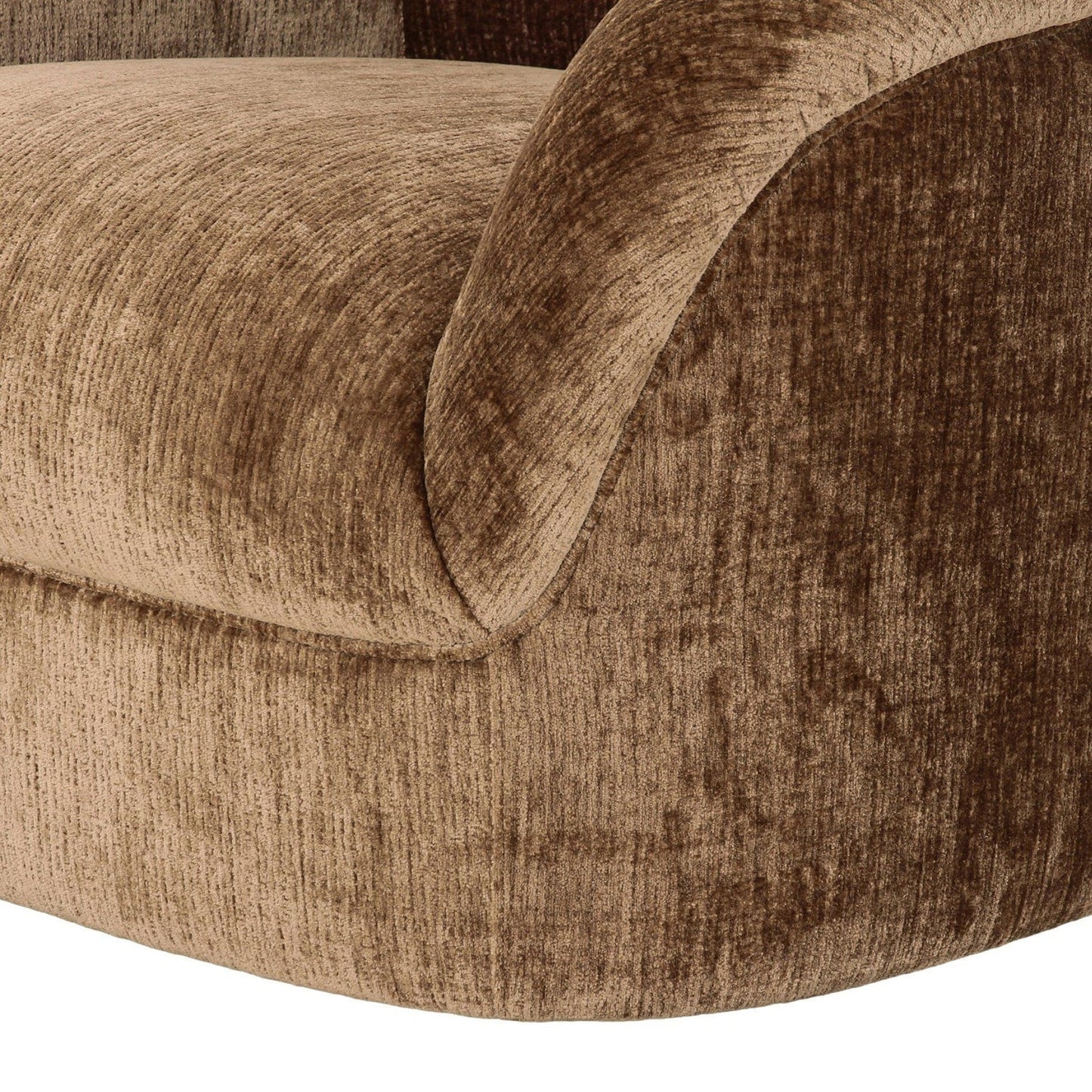 Luxury Curved Back Accent Chair European Style for Villa