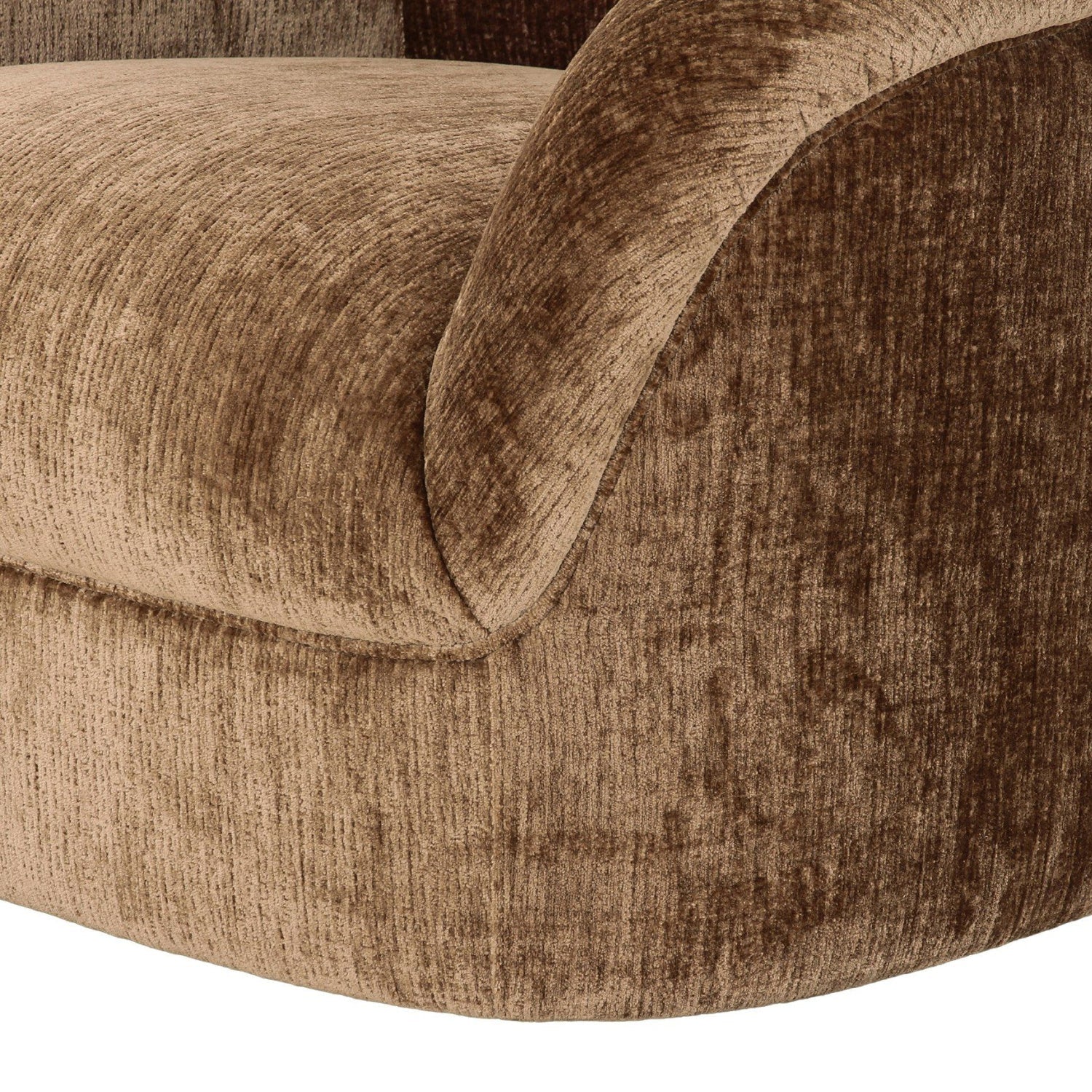 Luxury Curved Back Accent Chair European Style for Villa