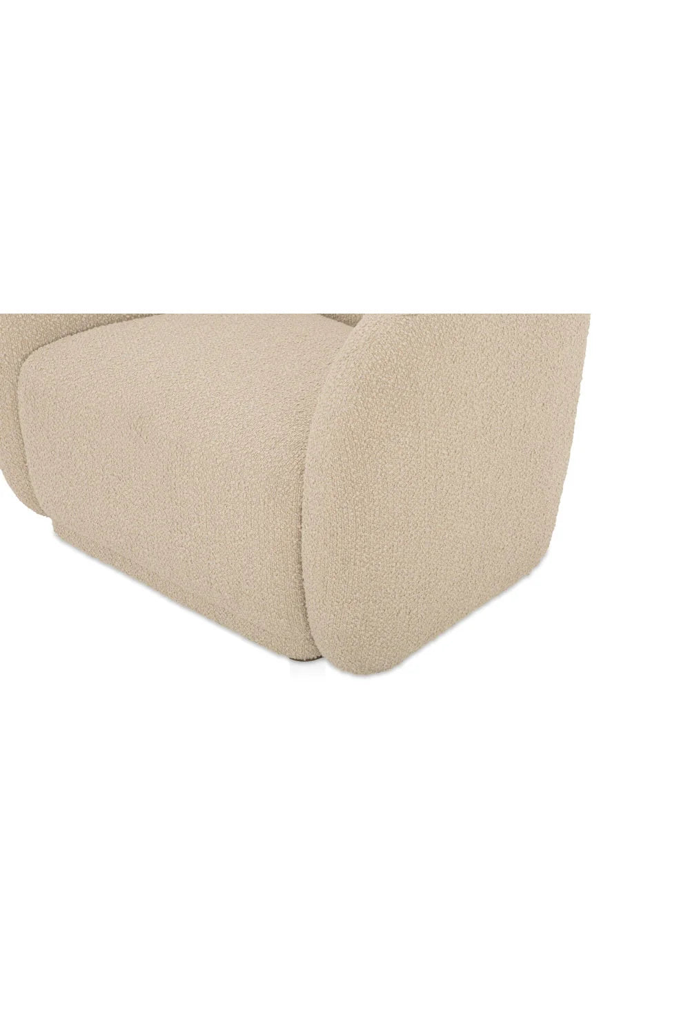 Luxury Curved Back Accent Chair European Style for Villa
