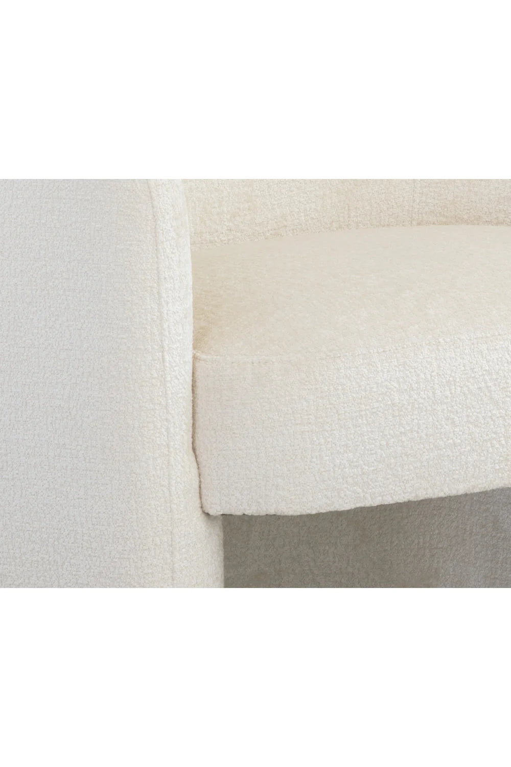Luxury Curved Back Accent Chair European Style for Villa