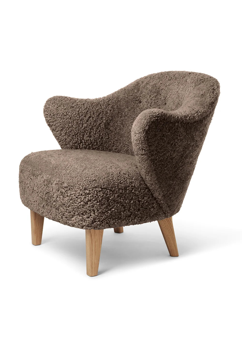 Luxury Curved Back Accent Lounge Chair Modern Italian Style for Villa