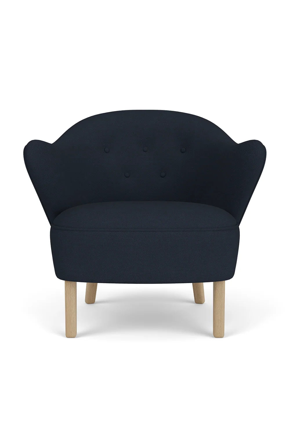 Luxury Curved Back Accent Lounge Chair Modern Italian Style for Villa