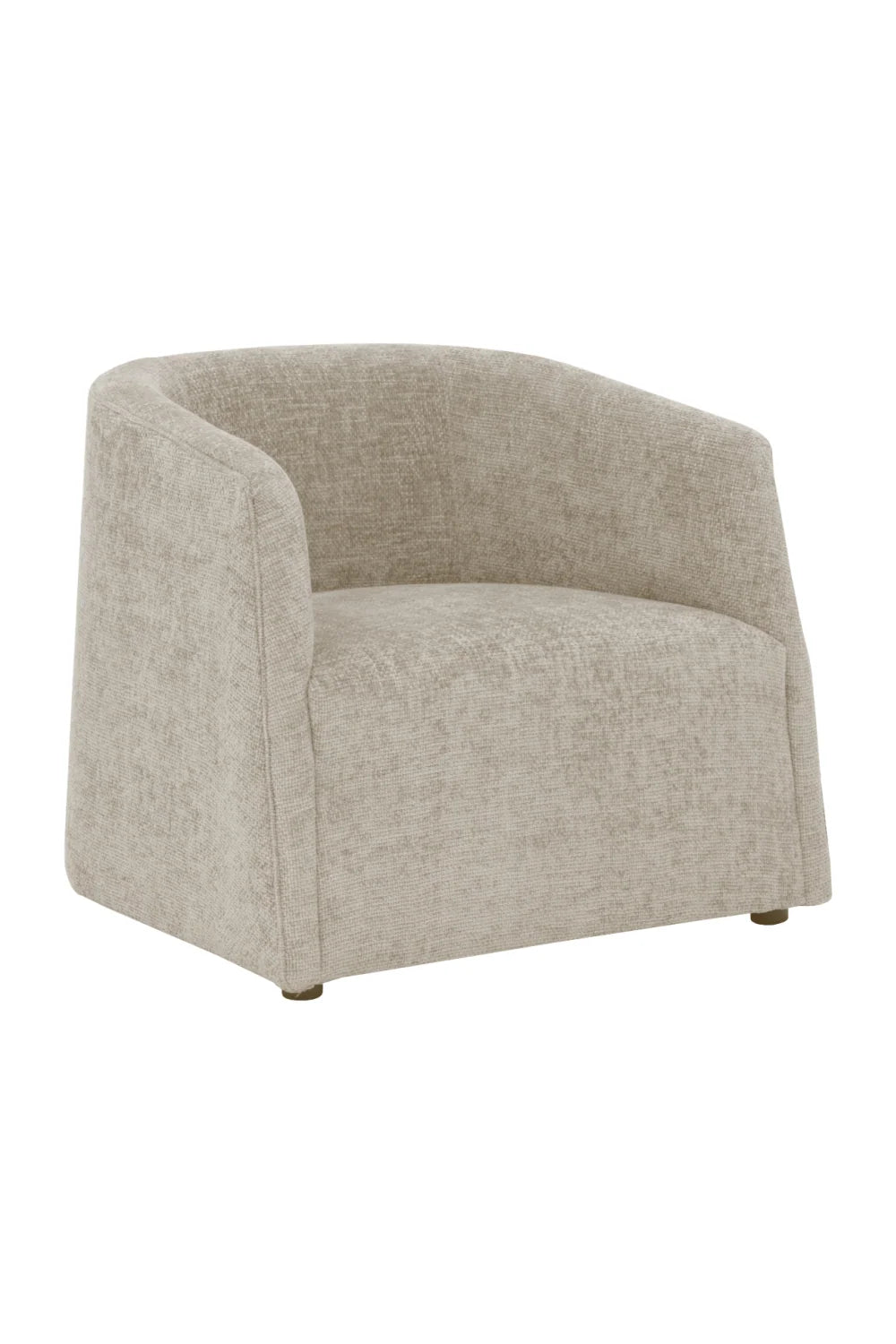 Luxury Curved Back Lounge Chair European Style for Villa