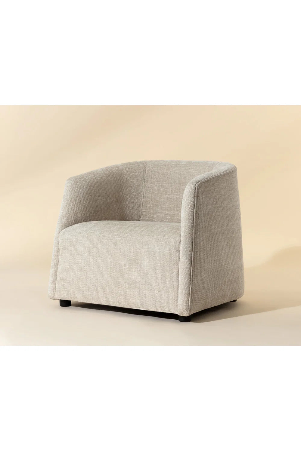 Luxury Curved Back Lounge Chair European Style for Villa
