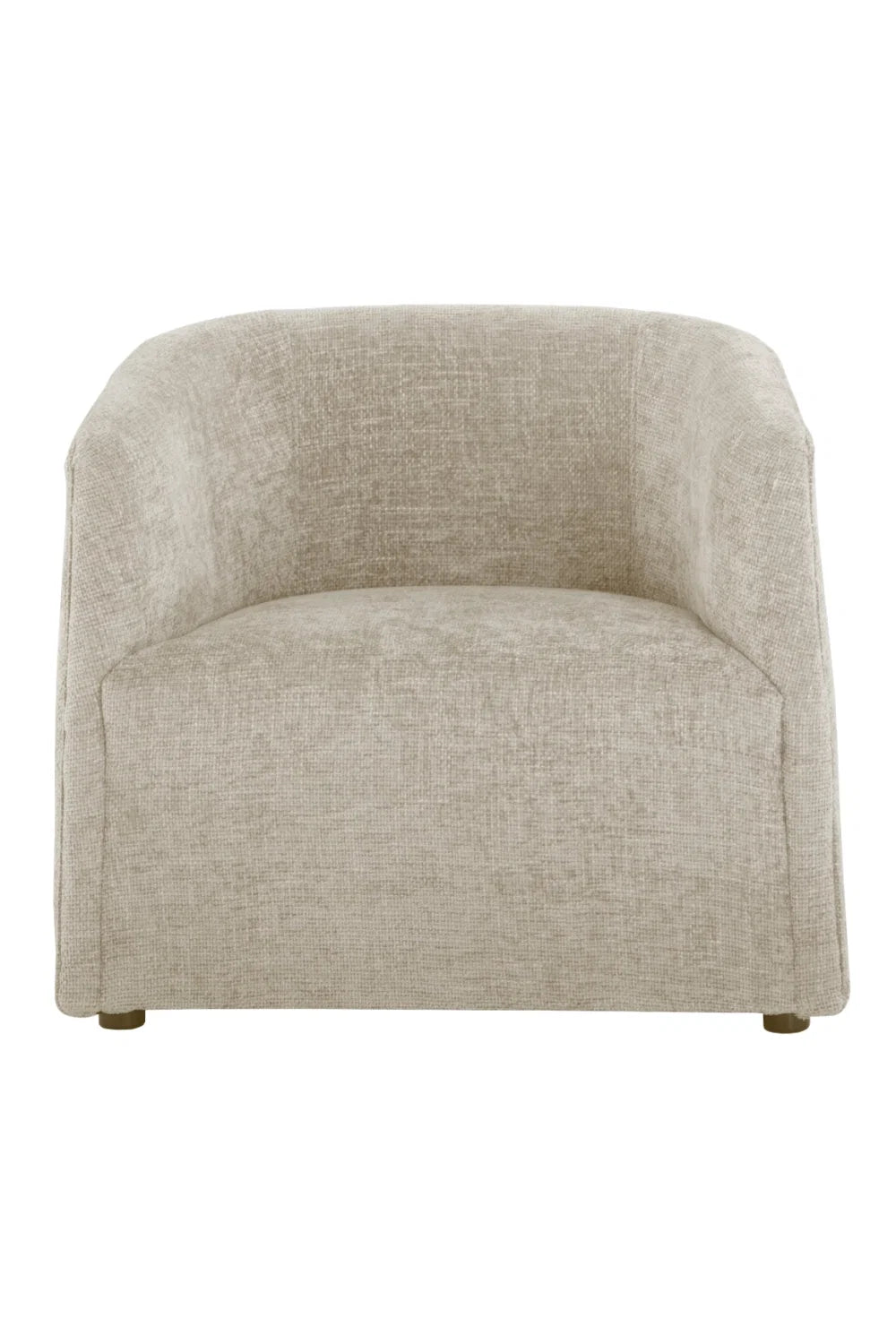 Luxury Curved Back Lounge Chair European Style for Villa