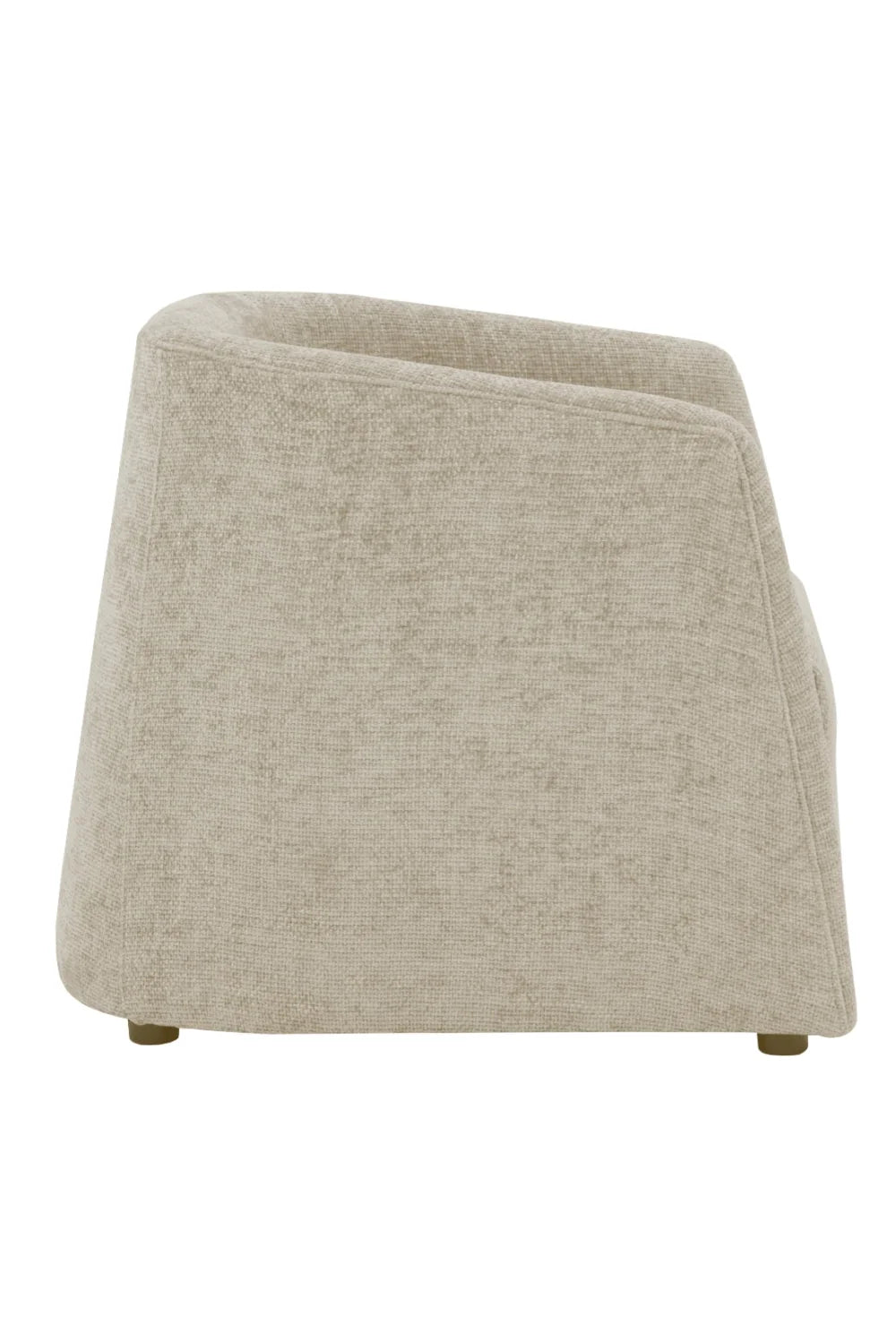 Luxury Curved Back Lounge Chair European Style for Villa