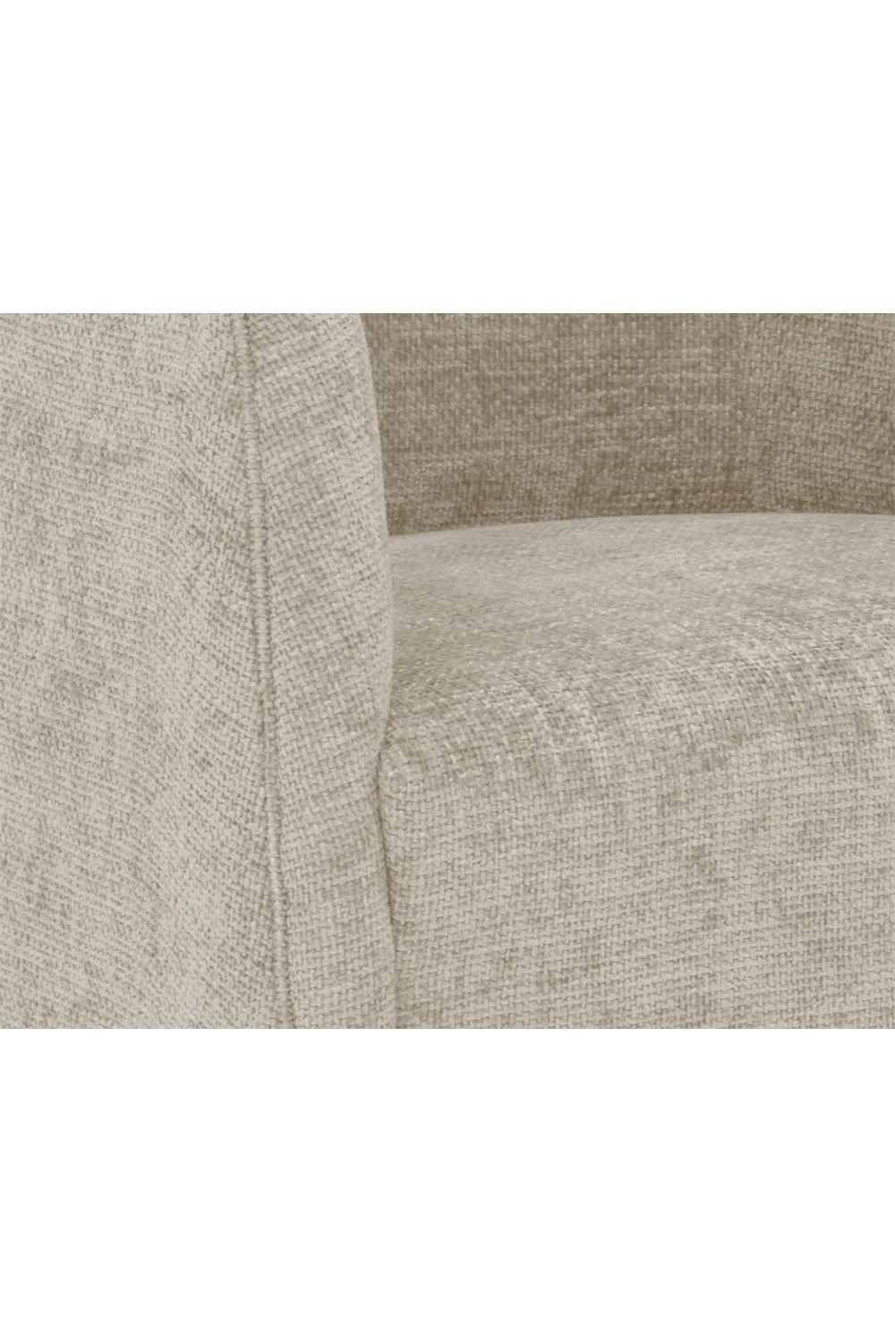Luxury Curved Back Lounge Chair European Style for Villa