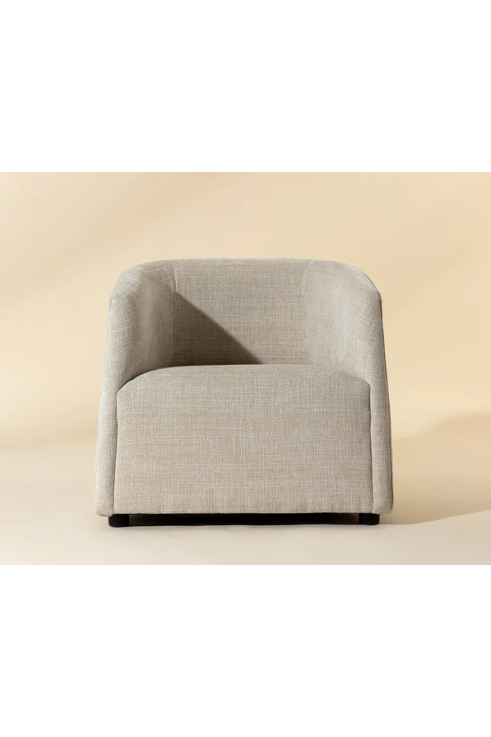 Luxury Curved Back Lounge Chair European Style for Villa