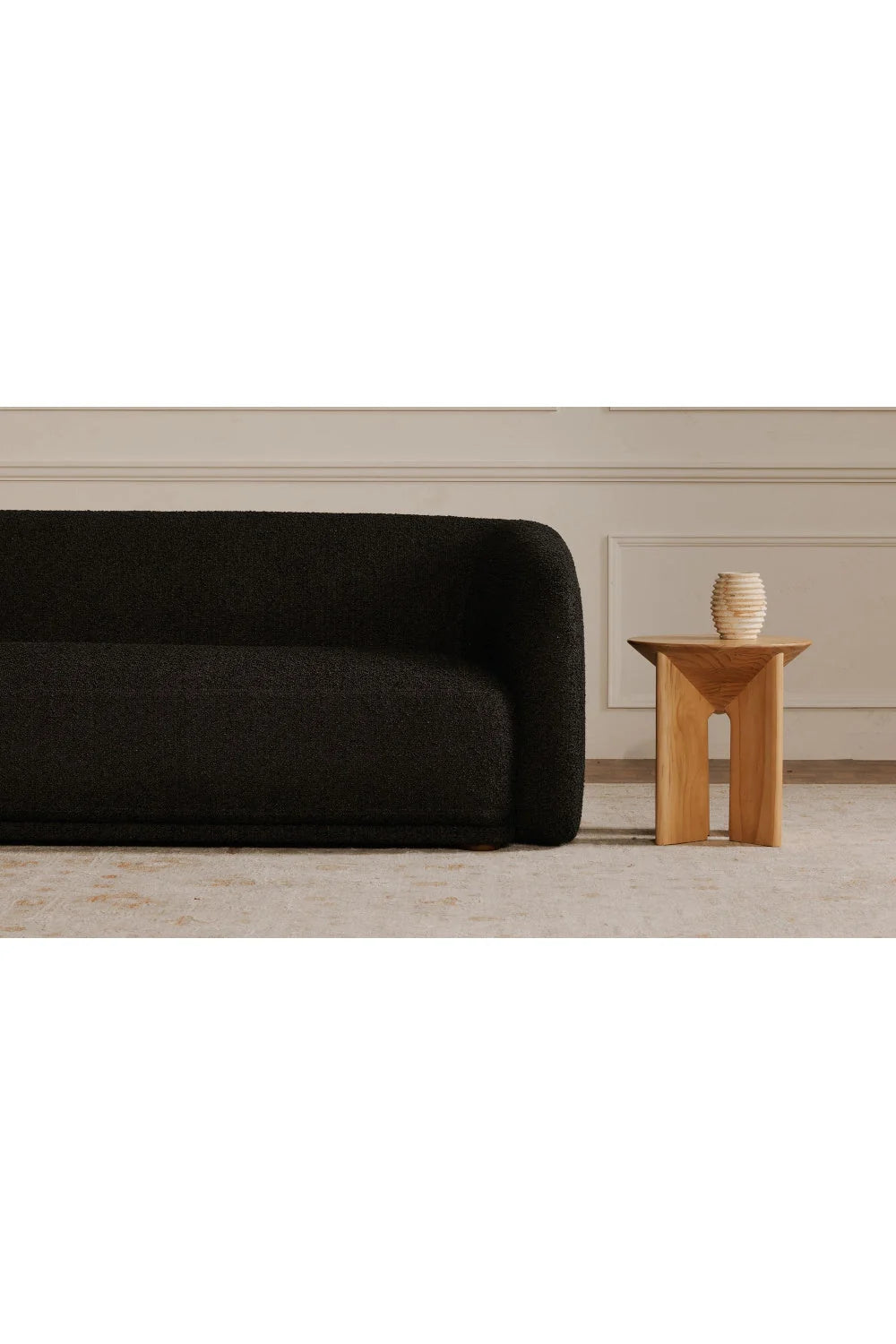 Luxury Curved Back Sofa Modern Italian Style for Villa