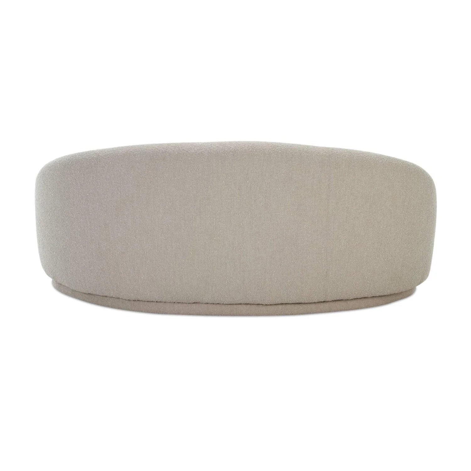 Luxury Curved Bouclé Sofa Modern Italian Style for Villa