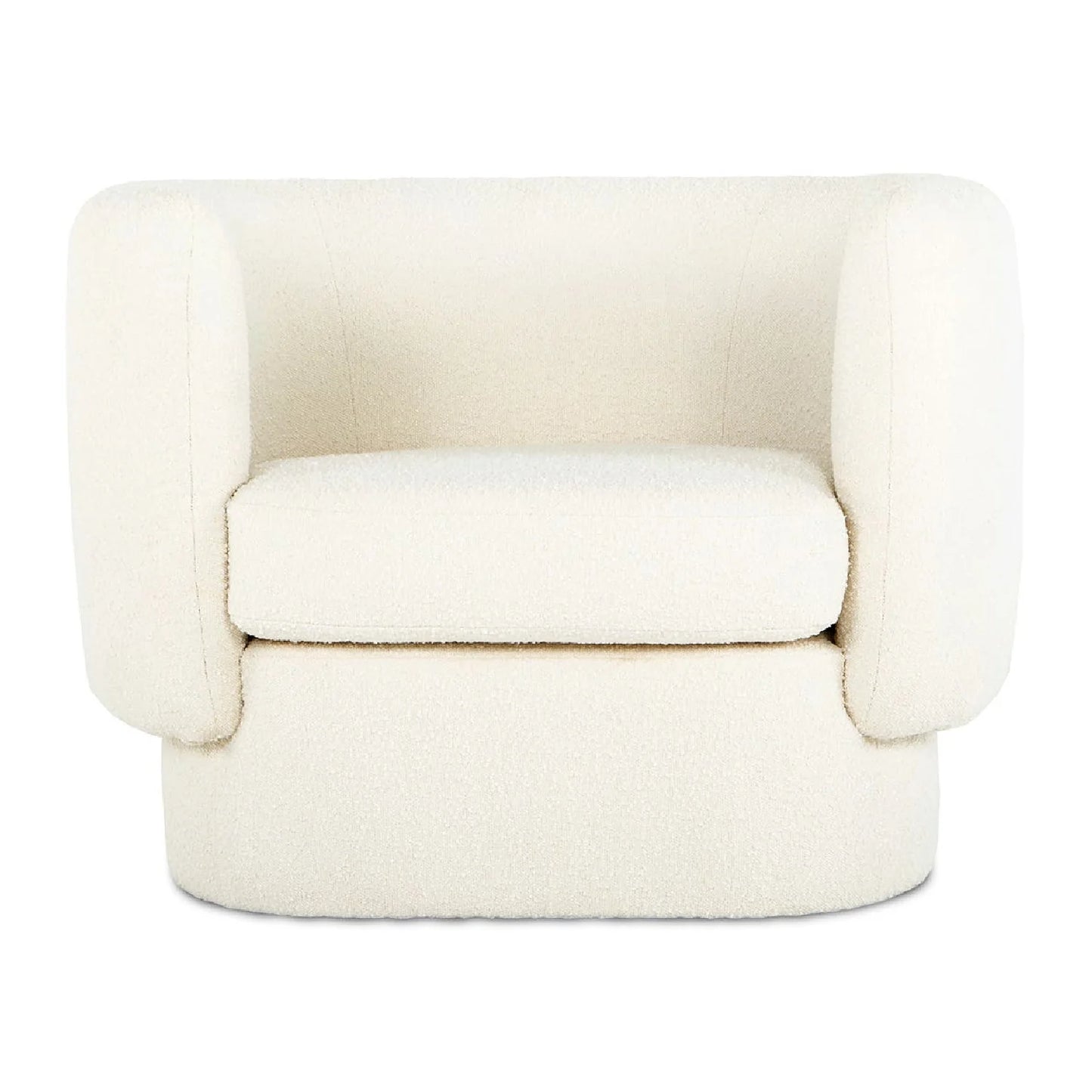 Luxury Curved Fabric Lounge Chair European Style for Villa