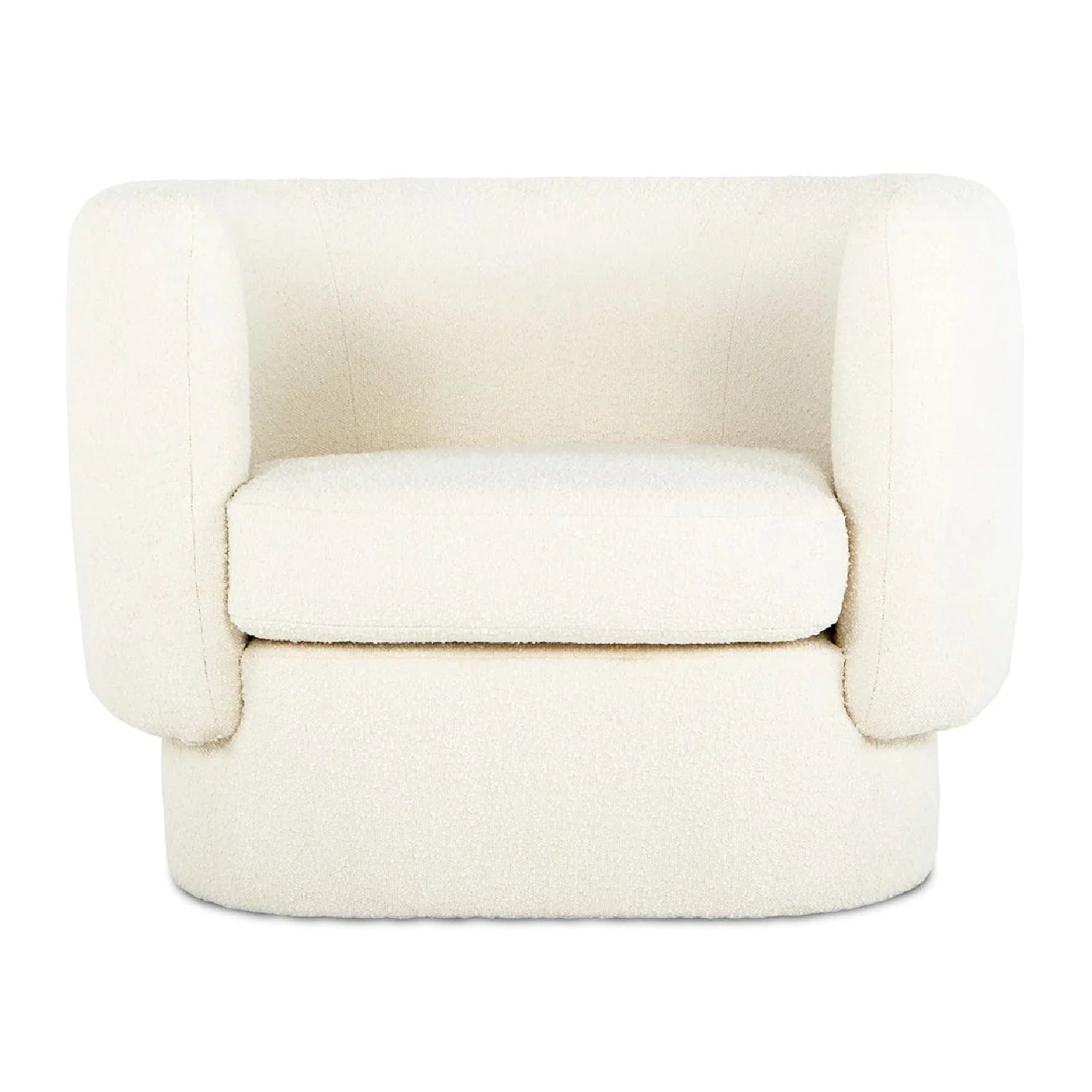 Luxury Curved Fabric Lounge Chair European Style for Villa
