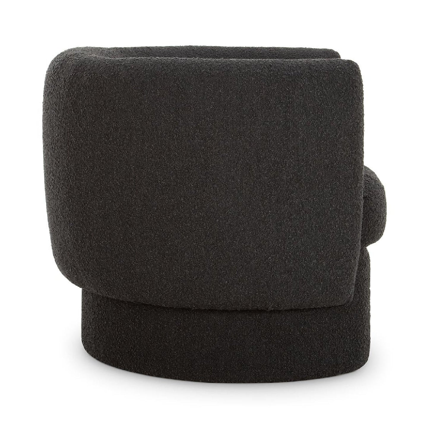 Luxury Curved Fabric Lounge Chair European Style for Villa