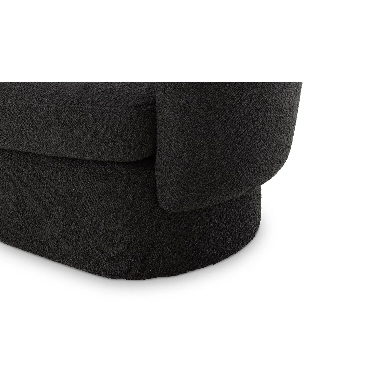 Luxury Curved Fabric Lounge Chair European Style for Villa