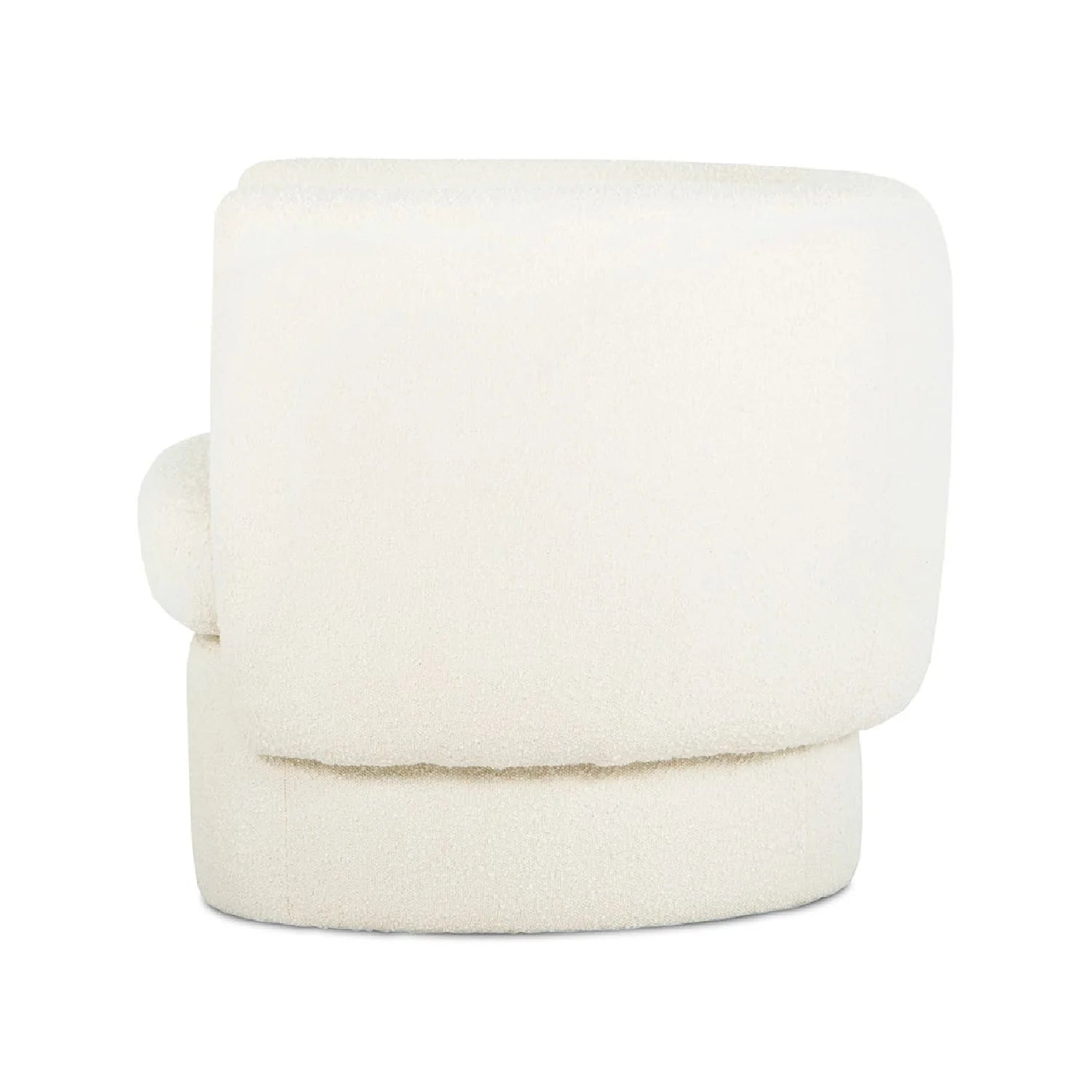 Luxury Curved Fabric Lounge Chair European Style for Villa