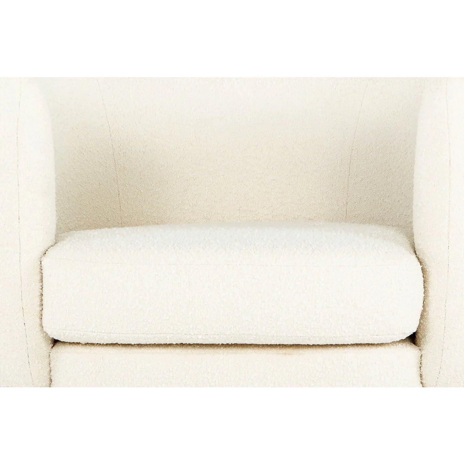 Luxury Curved Fabric Lounge Chair European Style for Villa