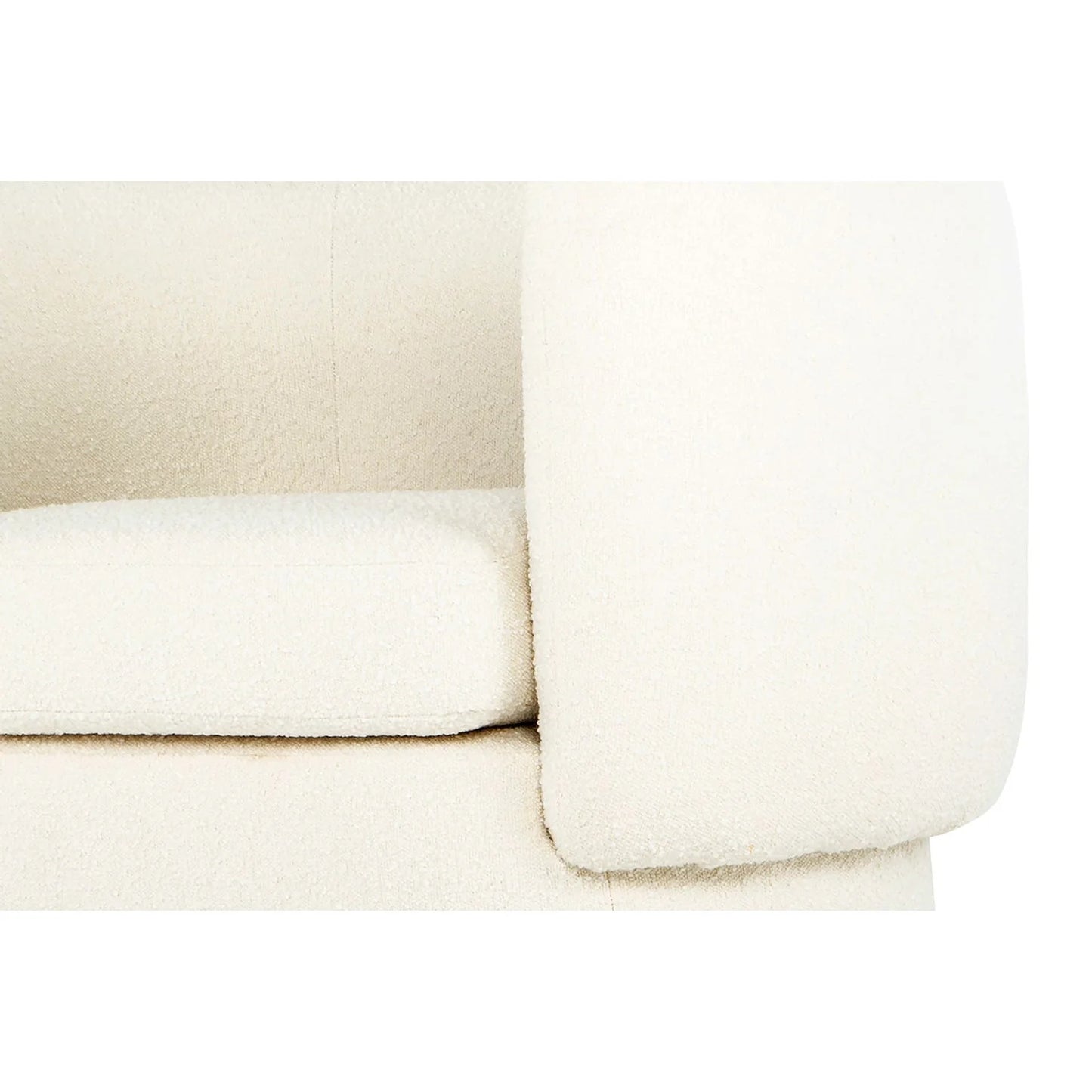 Luxury Curved Fabric Lounge Chair European Style for Villa