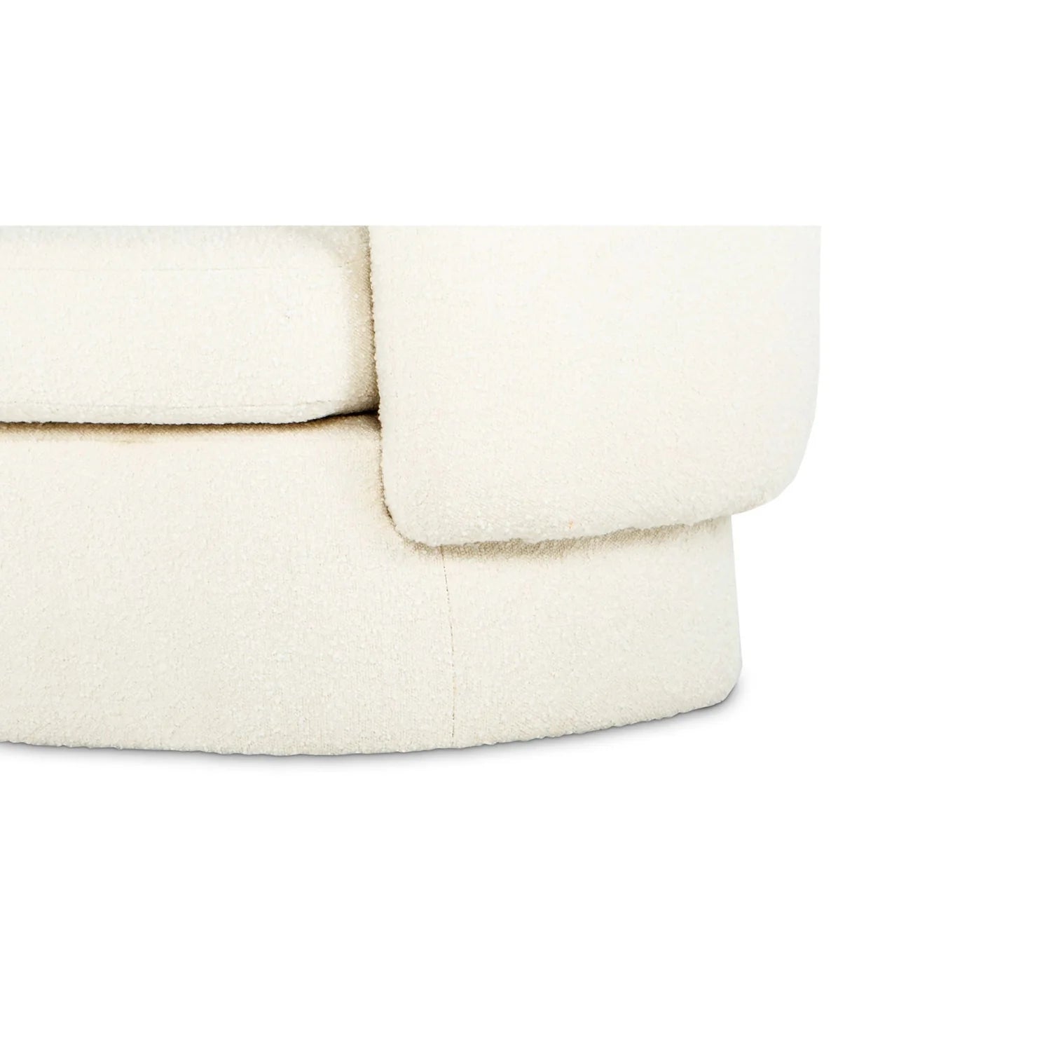 Luxury Curved Fabric Lounge Chair European Style for Villa