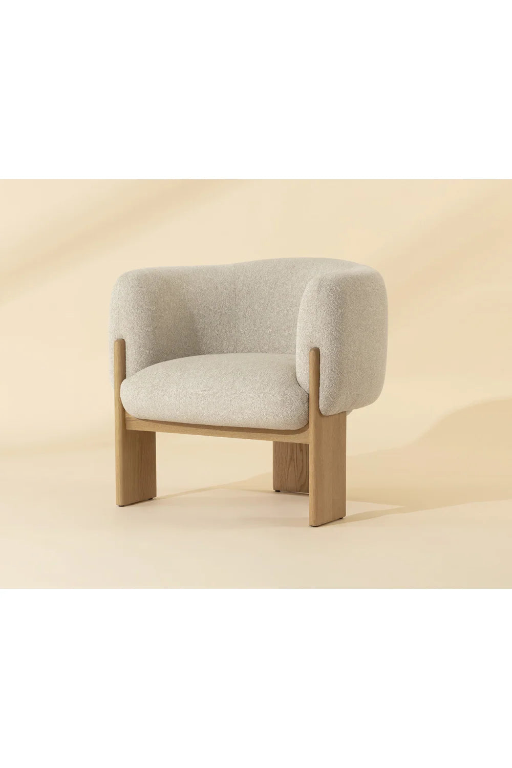 Luxury Curved Fabric Lounge Chair Modern Italian Style for Villa