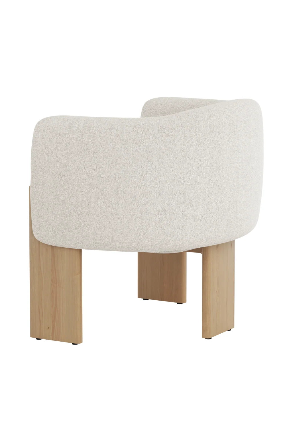 Luxury Curved Fabric Lounge Chair Modern Italian Style for Villa