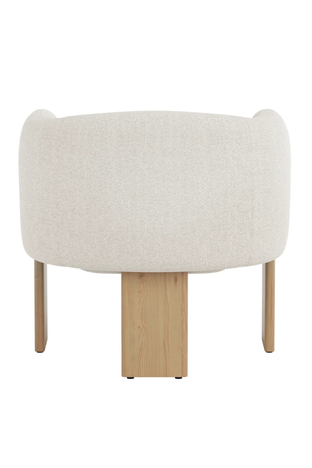 Luxury Curved Fabric Lounge Chair Modern Italian Style for Villa