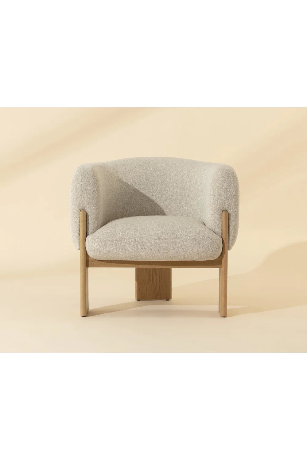 Luxury Curved Fabric Lounge Chair Modern Italian Style for Villa