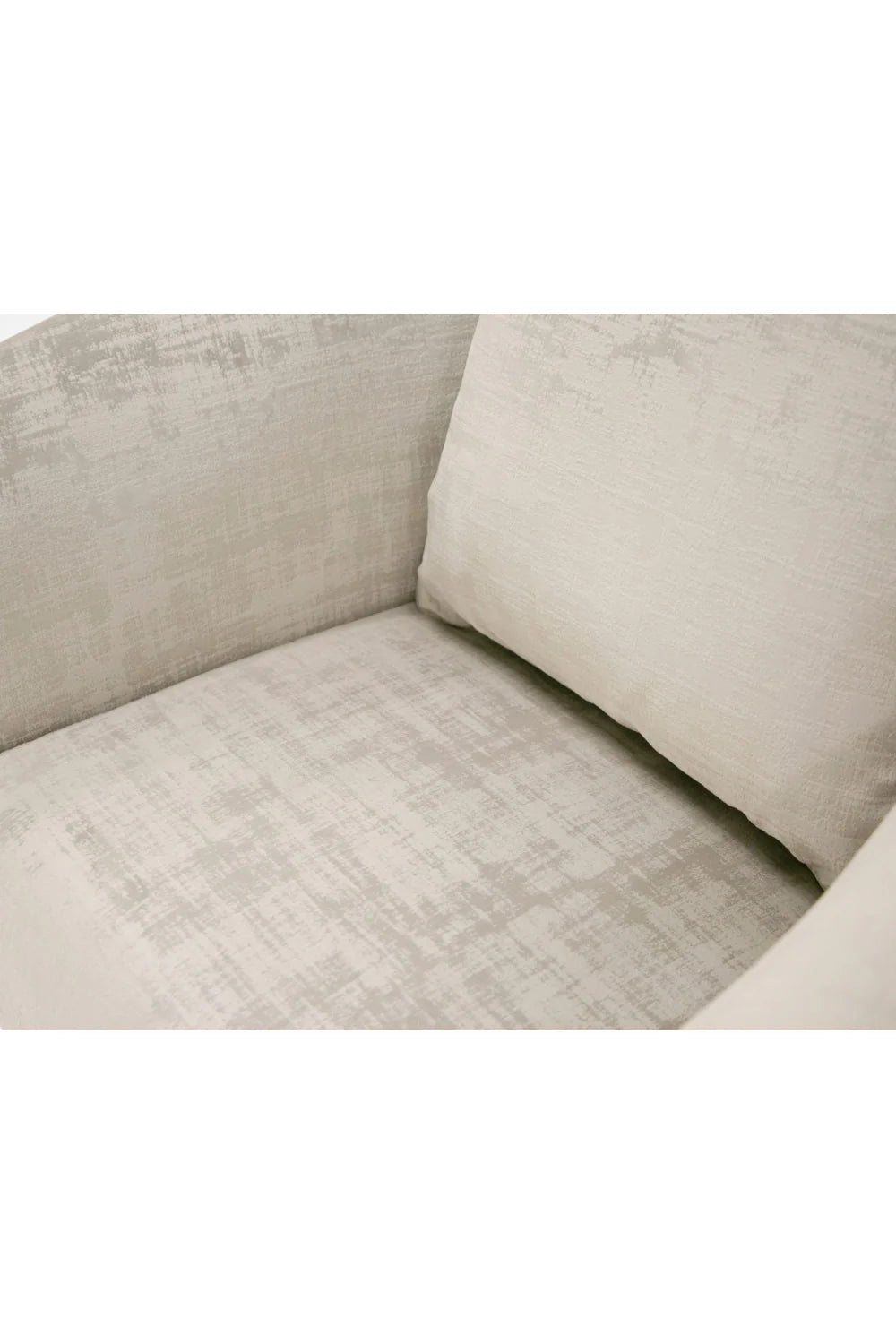 Luxury Curved Gray Accent Lounge Chair Modern Italian Style for Villa