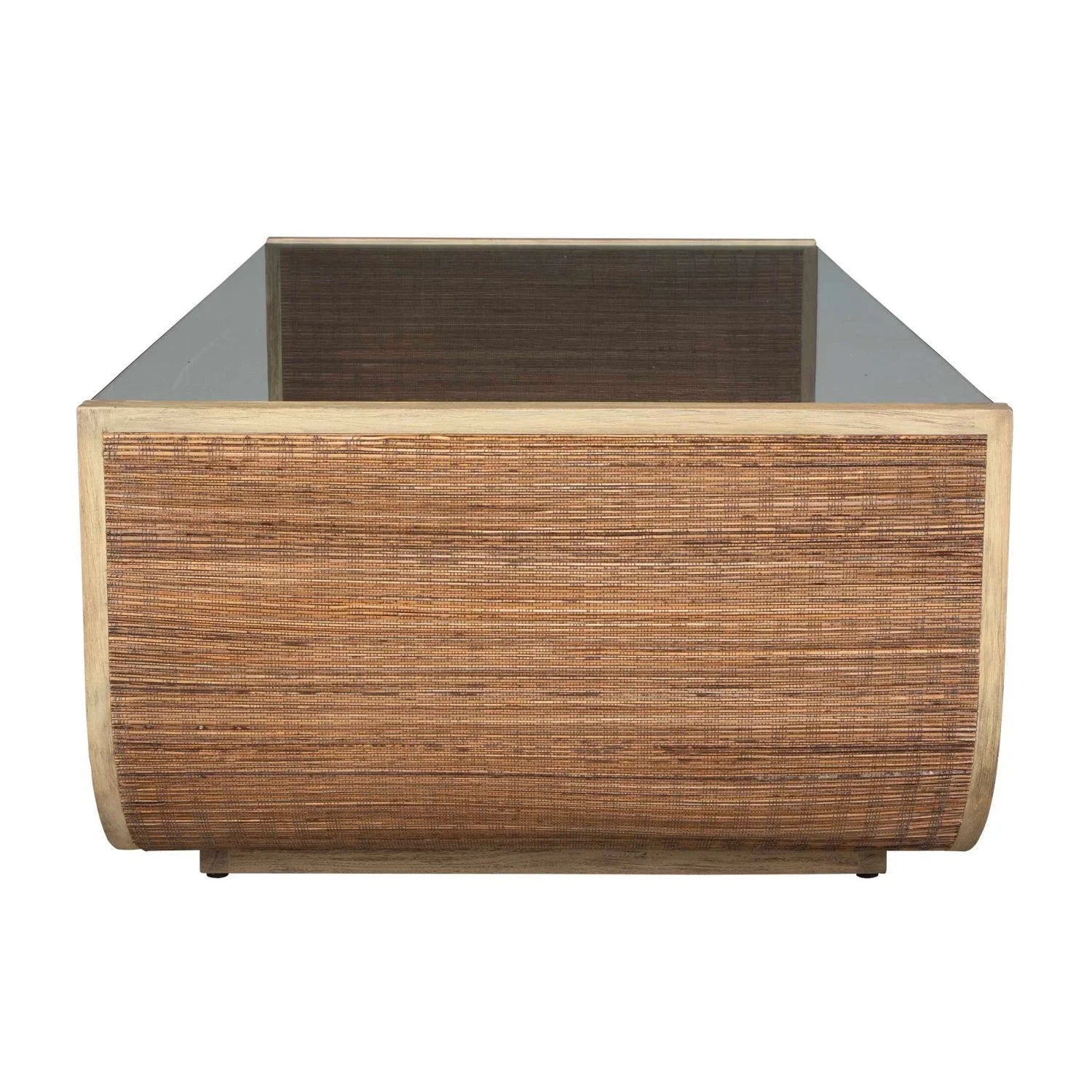 Luxury Curved Mahogany Coffee Table Modern Italian Style for Villa