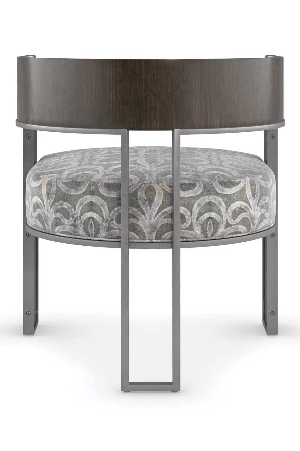 Luxury Curved Modern Accent Chair Modern Italian Style for Villa