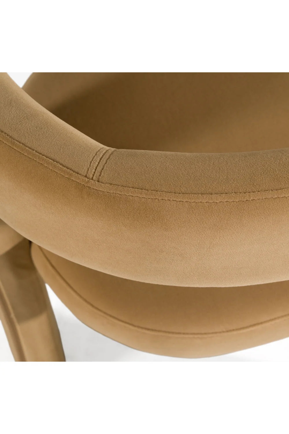 Luxury Curved Modern Dining Chair European Style for Villa